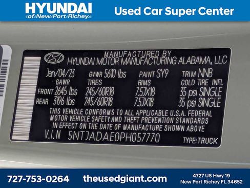 Used 2023 Hyundai Santa Cruz SE AWD/4WD image 32