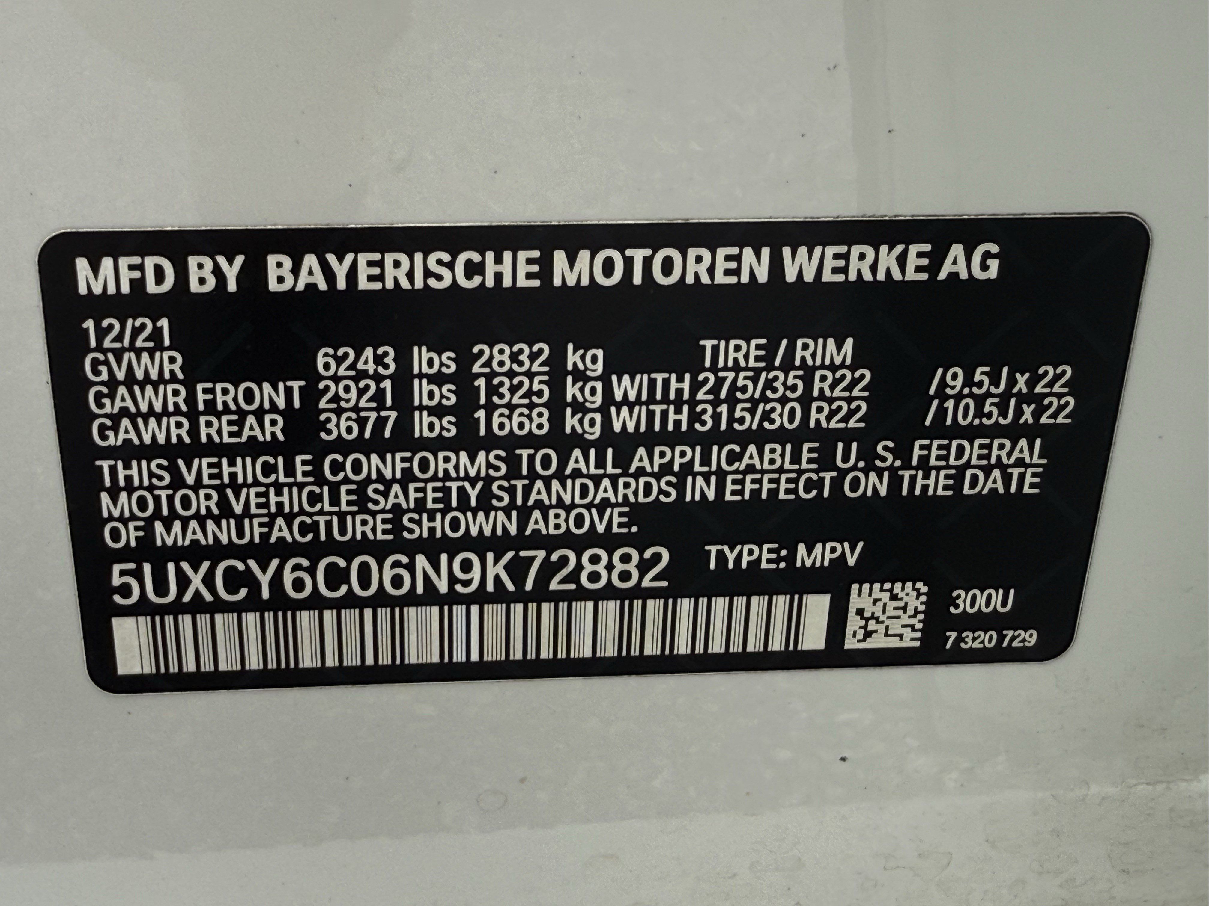Used 2022 BMW X6 xDrive40i w/ M Sport Package AWD/4WD image 34