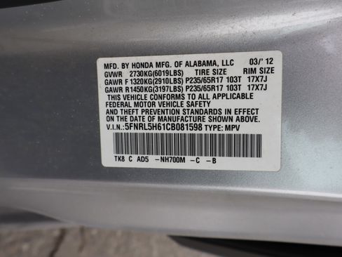 Used 2012 Honda Odyssey EX-L image 12