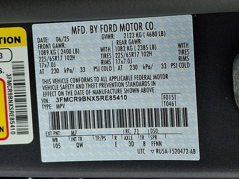 Used 2025 Ford Bronco Sport Big Bend w/ Convenience Package image 27