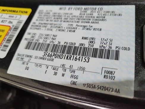 Used 2019 Ford Fusion SE image 42