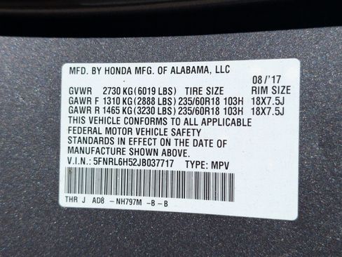 Used 2018 Honda Odyssey EX image 31