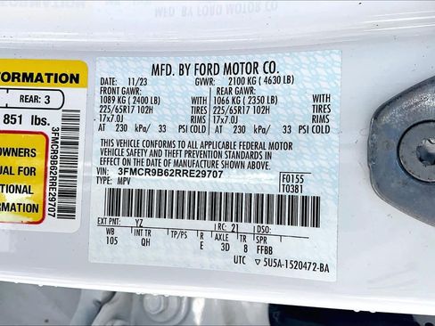 Used 2024 Ford Bronco Sport Big Bend w/ Convenience Package image 33