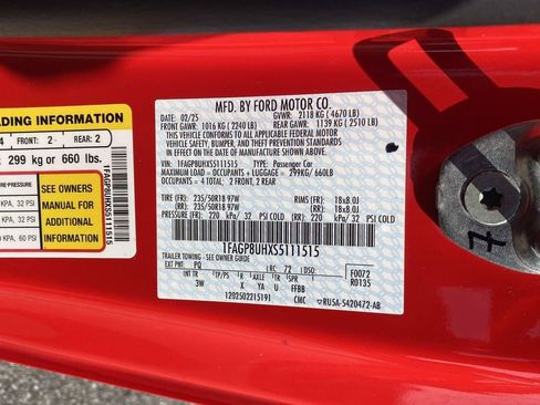 Certified 2025 Ford Mustang Premium RWD image 20