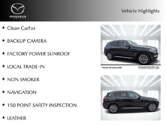 Used 2018 BMW X3 xDrive30i AWD/4WD image 2