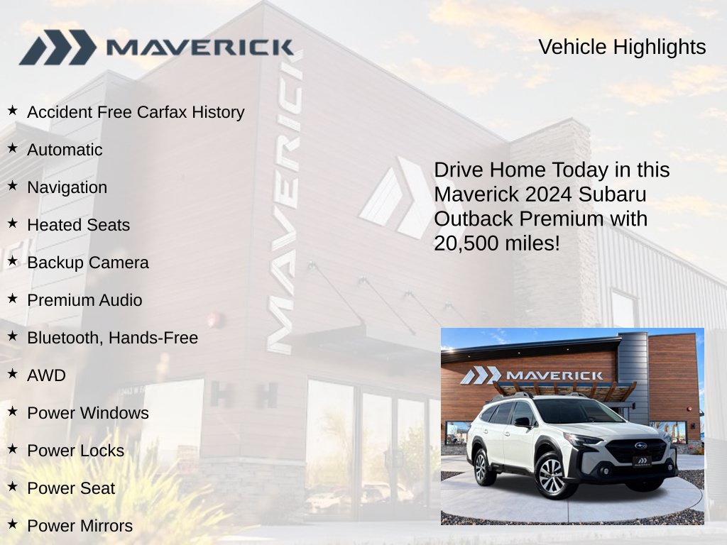 Used 2024 Subaru Outback Premium AWD/4WD image 5