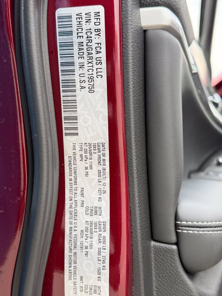 New 2026 Jeep Grand Cherokee Altitude RWD image 23