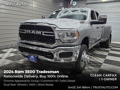 Used 2024 RAM 3500 Tradesman w/ Chrome Appearance Group AWD/4WD image 1