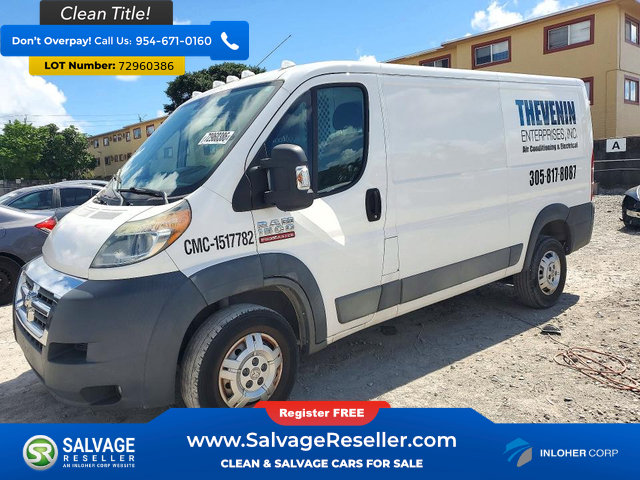 Used 2017 RAM ProMaster 1500 w/ Premium Appearance Group FWD image 1