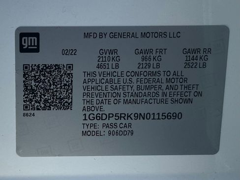 Certified 2022 Cadillac CT5 Sport image 20