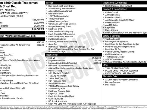 Used 2020 RAM 1500 Tradesman image 7