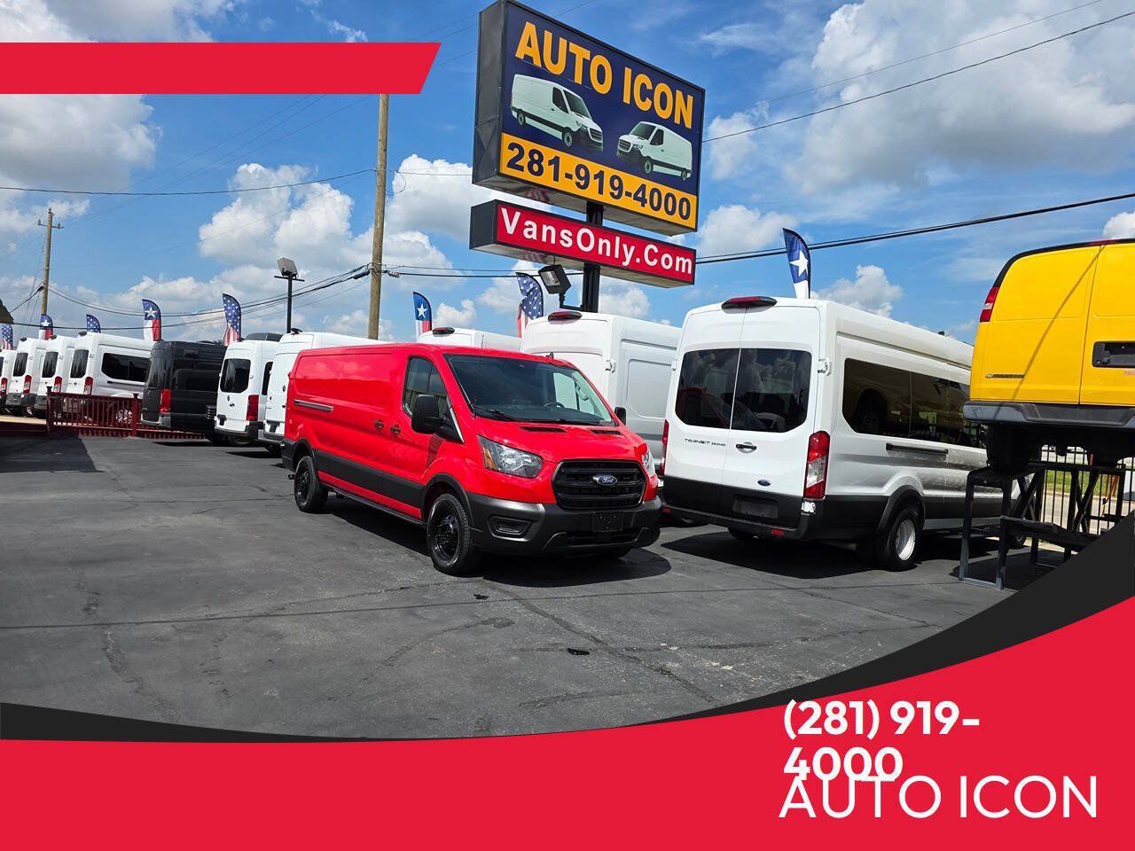 Used 2020 Ford Transit 350 Low Roof w/ Upfitter Package RWD image 1