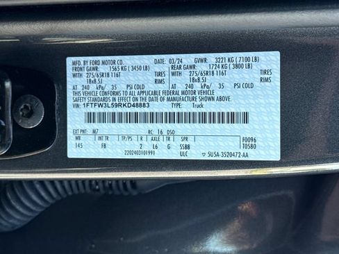 Used 2024 Ford F150 XLT w/ Equipment Group 302A MID AWD/4WD image 23