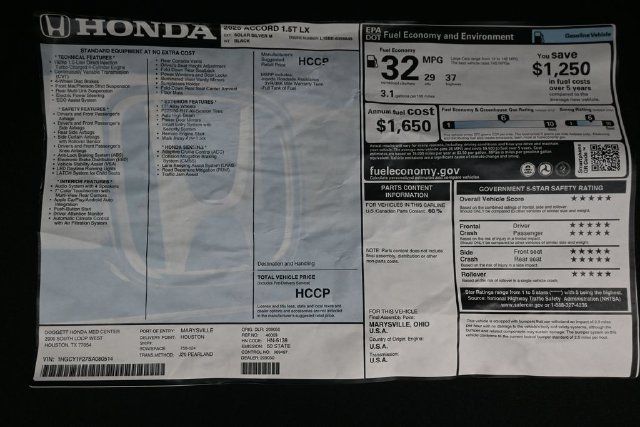 Certified 2025 Honda Accord LX image 21