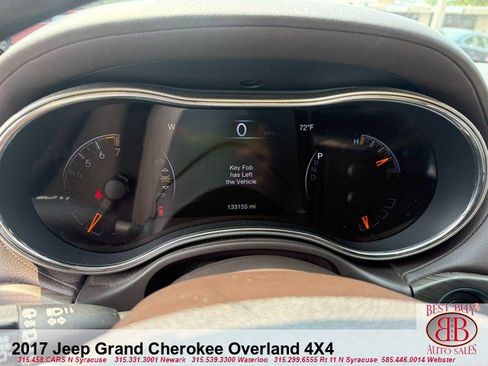 Used 2017 Jeep Grand Cherokee Overland w/ Jeep Active Safety Group AWD/4WD image 30