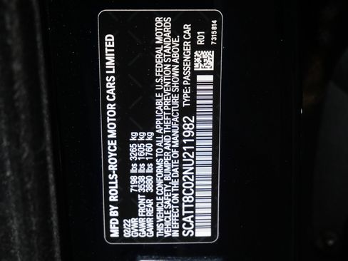 Certified 2022 Rolls-Royce Phantom Extended Wheelbase w/ The Phantom Package RWD image 43
