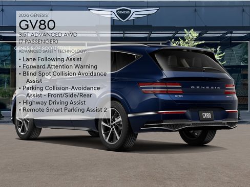 New 2026 Genesis GV80 3.5T Advanced AWD/4WD image 7