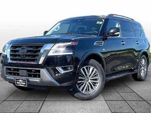 Used 2021 Nissan Armada SL w/ Captain's Chairs Package RWD image 1