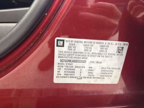 Used 2016 GMC Sierra 1500 SLT w/ SLT Premium Package image 35