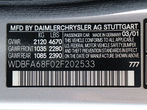 Used 2002 Mercedes-Benz SL 500 image 91