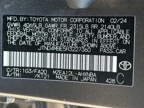 Certified 2024 Toyota Corolla SE FWD image 30