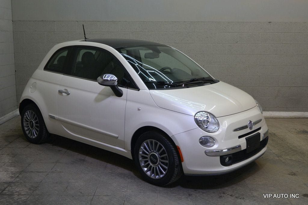 Used 2012 FIAT 500 Lounge w/ Luxury Leather Pkg FWD image 1