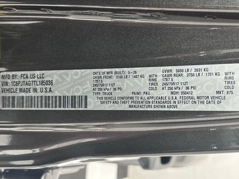 New 2026 Jeep Gladiator Sport AWD/4WD image 23