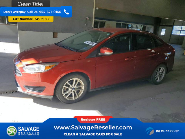 Used 2018 Ford Focus SE w/ Cold Weather Package FWD image 1
