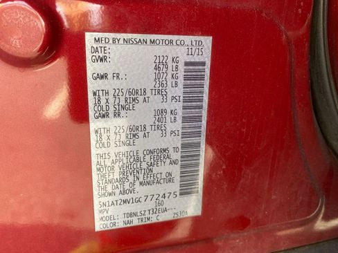 Used 2016 Nissan Rogue SL w/ SL Premium Package image 33