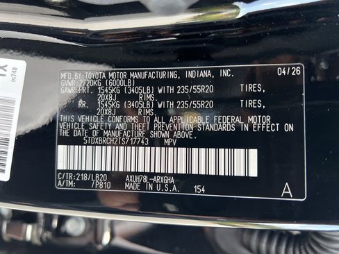 New 2026 Toyota Highlander Limited AWD/4WD image 37