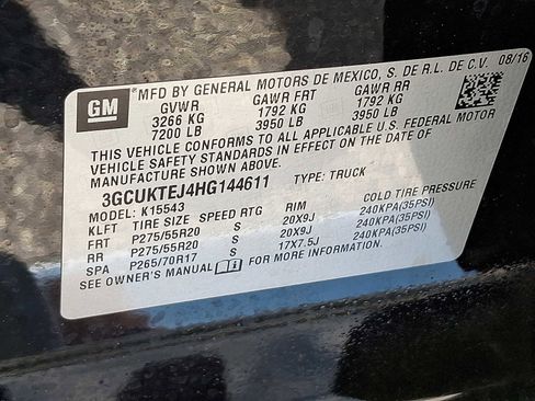 Used 2017 Chevrolet Silverado 1500 High Country AWD/4WD image 26