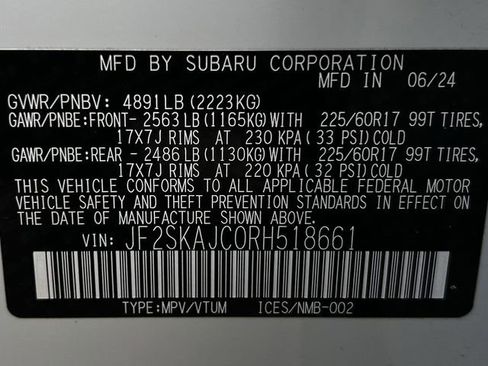 Used 2024 Subaru Forester Wilderness w/ Convenience Package AWD/4WD image 34