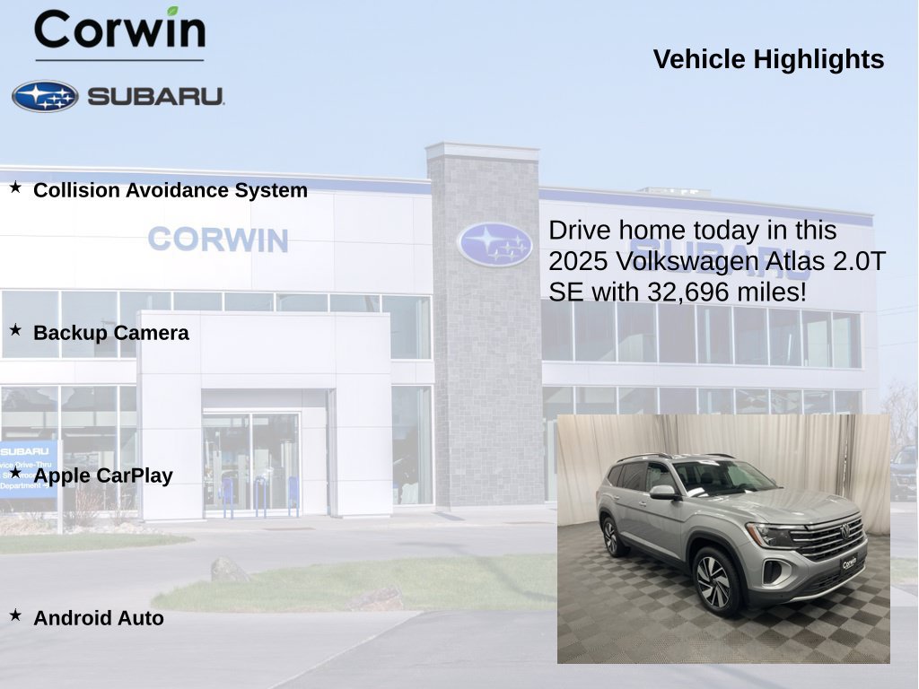 Used 2025 Volkswagen Atlas SE AWD/4WD image 6