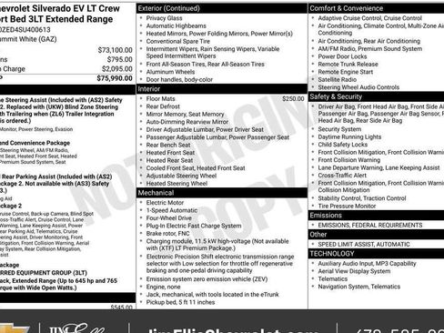 New 2025 Chevrolet Silverado EV LT image 5