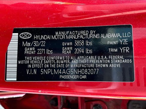 Used 2022 Hyundai Elantra SEL FWD image 69