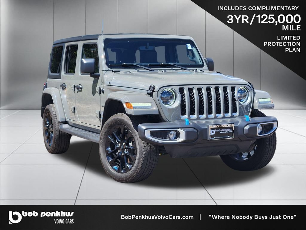 Used 2023 Jeep Wrangler Unlimited Sahara w/ Cold Weather Group AWD/4WD 360° Tour