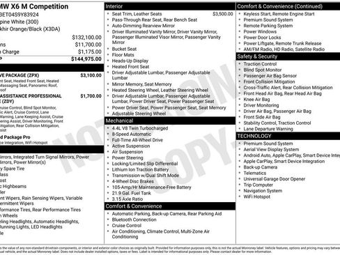 Used 2025 BMW X6 M Competition w/ Executive Package image 25