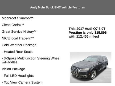 Used 2017 Audi Q7 3.0T Prestige w/ Prestige Package AWD/4WD image 4