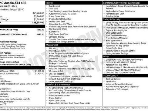 Used 2023 GMC Acadia AT4 w/ Trailering Package AWD/4WD image 4