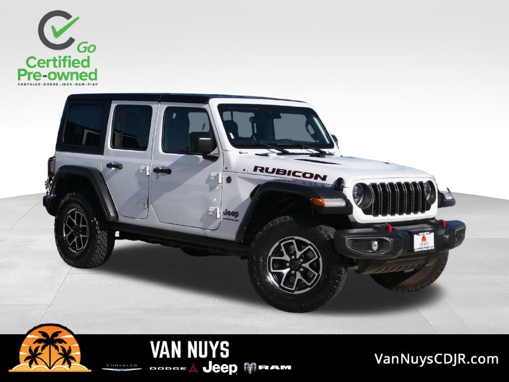 Certified 2024 Jeep Wrangler Unlimited Rubicon AWD/4WD image 1