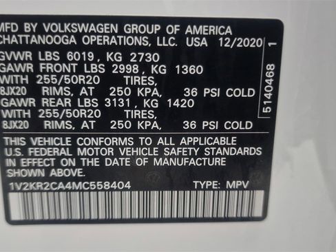 Used 2021 Volkswagen Atlas SE w/ Panoramic Sunroof Package image 29