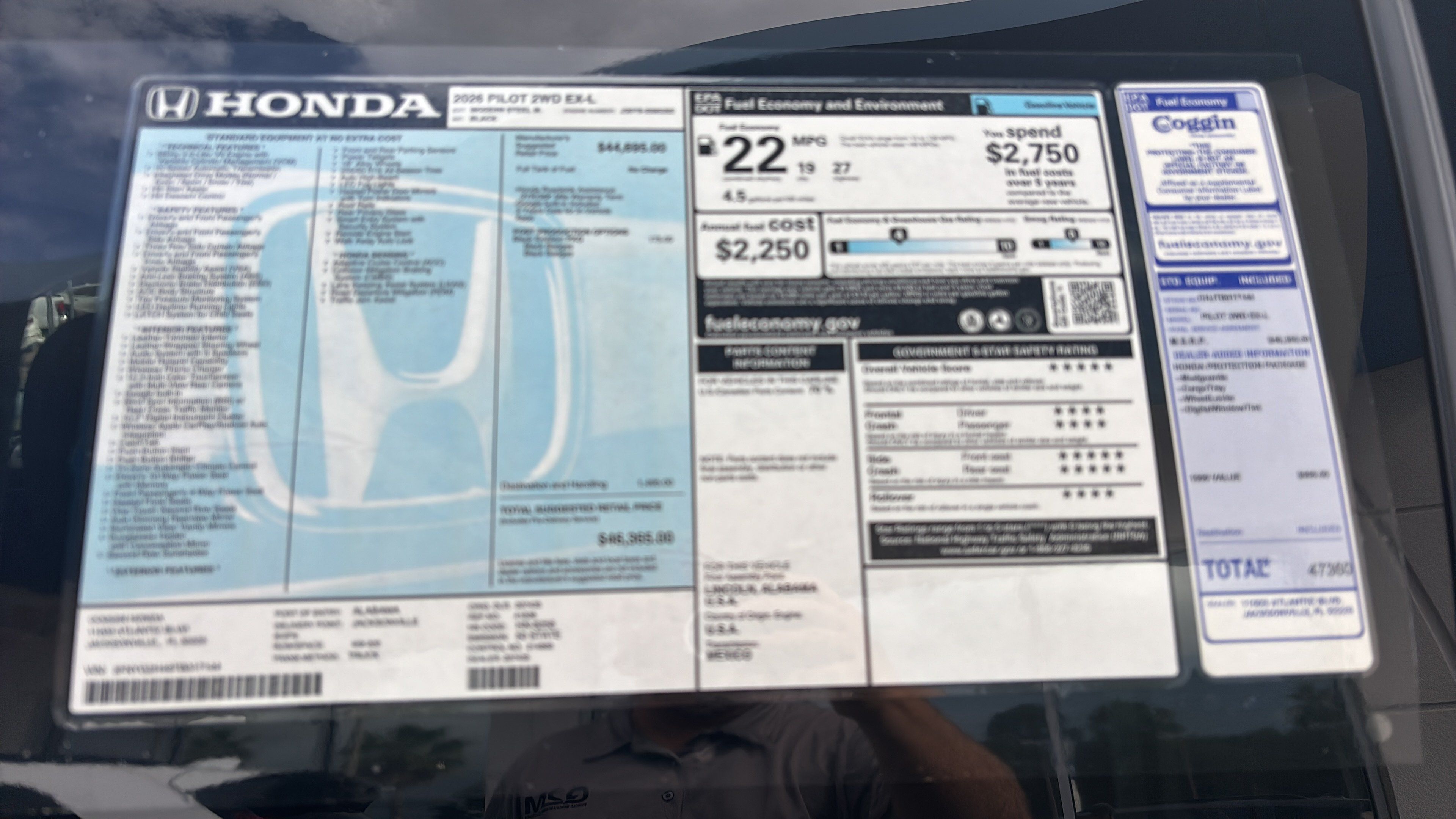 New 2026 Honda Pilot EX-L image 10