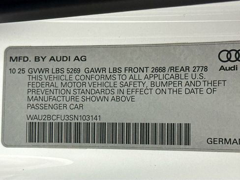 Used 2025 Audi A5 2.0T Premium Plus w/ Premium Plus image 34