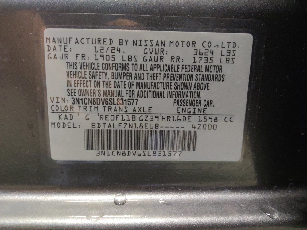 Used 2025 Nissan Versa S w/ Lighting Package FWD image 33