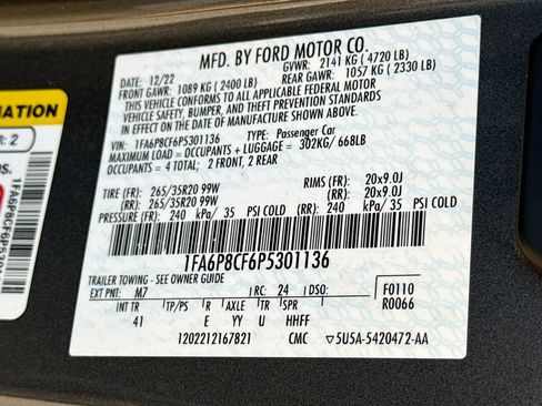 Used 2023 Ford Mustang GT Premium w/ Ford Safe & Smart Package image 41