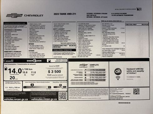 Used 2023 Chevrolet Tahoe Z71 w/ Luxury Package image 71