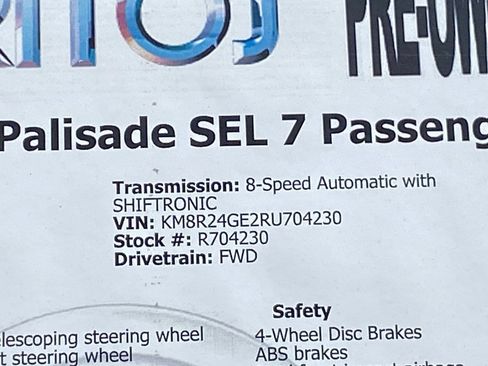Used 2024 Hyundai Palisade SEL FWD image 36