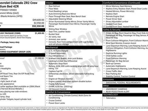 Used 2025 Chevrolet Colorado ZR2 w/ Technology Package image 30