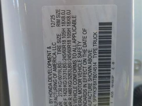 New 2026 Honda Ridgeline Black Edition image 22