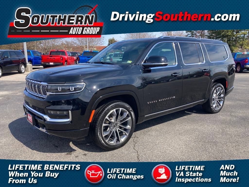 New 2024 Jeep Grand Wagoneer L Series III w/ Rear Seat Video Group 1 AWD/4WD 360° Tour